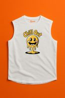 Chill Out ile Tarzını Yansıt! Unisex Regular Kolsuz - Kesik Kol T-Shirt