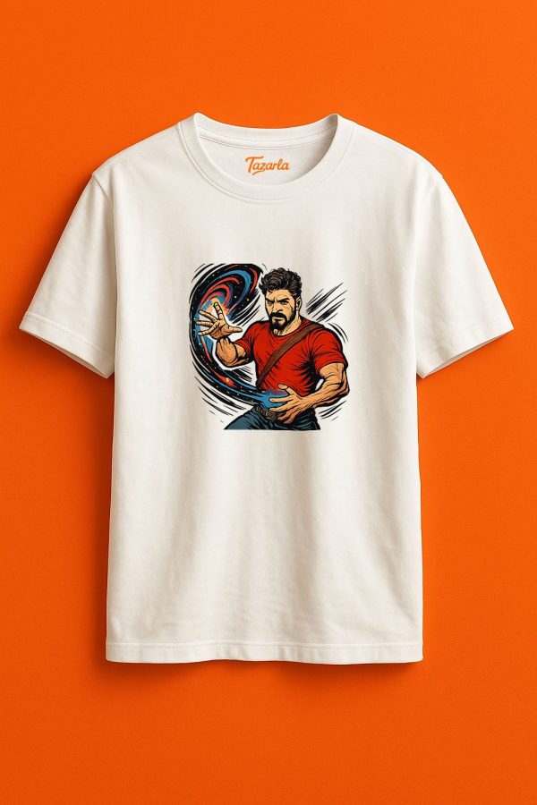 Uzay Bükücü ile Modayı Keşfedin Unisex Regular T-Shirt
