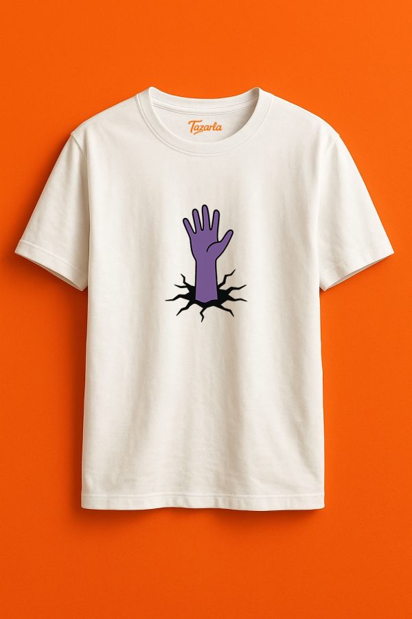 Mor ve Siyah'la Tarzını Yansıt! Unisex Regular T-Shirt