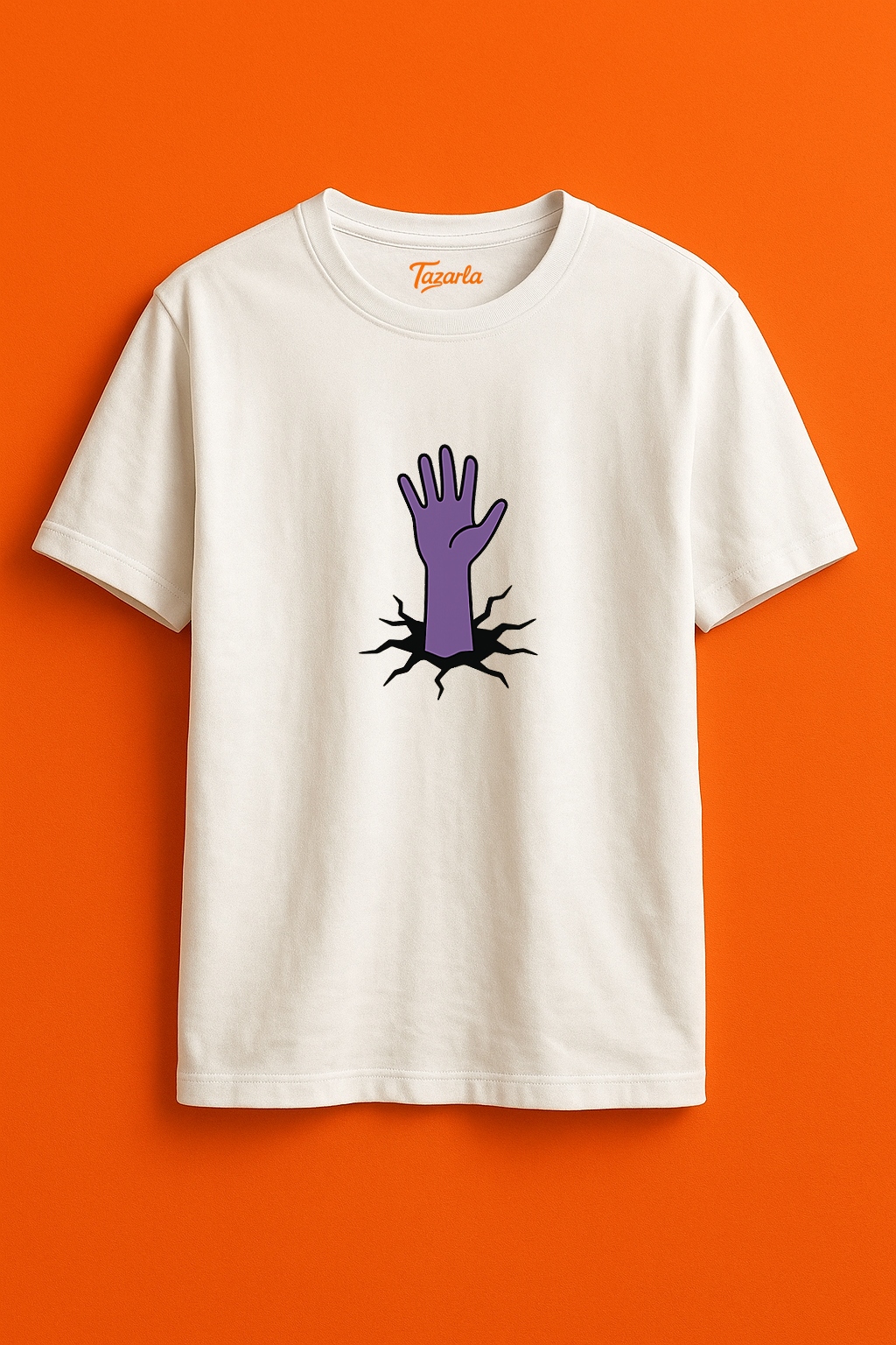 Mor ve Siyah'la Tarzını Yansıt! Unisex Regular T-Shirt