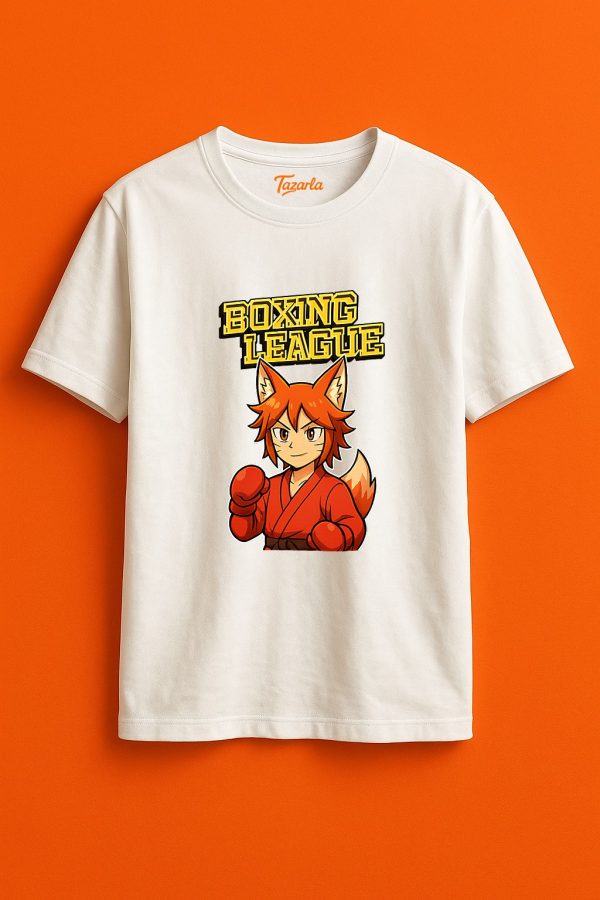 Kitsune Tasarımlı Unisex Regular T-Shirt