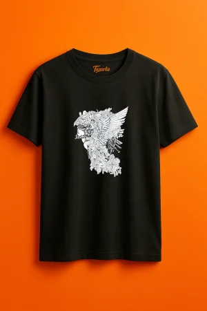 Çiçekli Savaşçı ile Tarzını Yarat Unisex Regular T-Shirt
