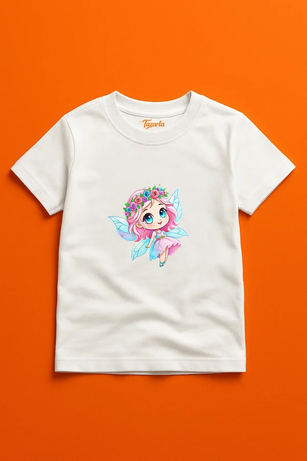Peri Kız ile Büyülü Anlar Unisex Regular Çocuk T-Shirt
