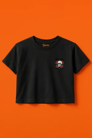 Tokyo Tarzı Şıklıklarla Crop Top T-Shirt