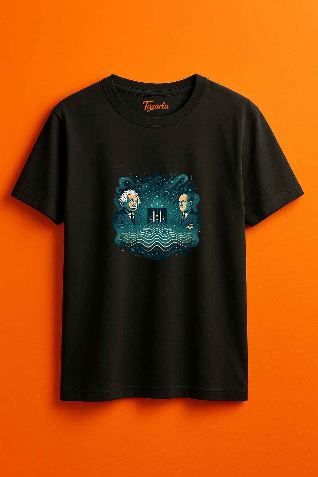 Einstein ve Bohr'la Tartışma Bitti Unisex Regular T-Shirt