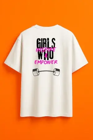 İlham Veren Güçlü Kızlar Unisex Oversize T-Shirt
