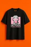 Intense Feelings ile Tarzınızı Yansıtın Unisex Oversize T-Shirt