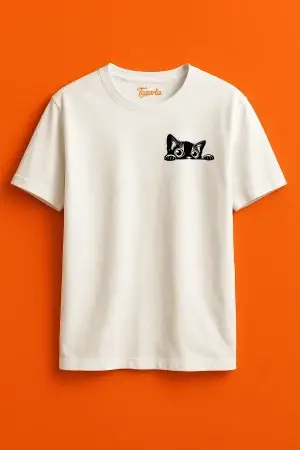 Gizli Bakan Yavru Kedi Unisex Regular T-Shirt