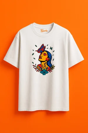 Kadınlar için özel tasarım hikayeleri Unisex Oversize T-Shirt