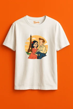 Aşk Paris'te Unisex Regular T-Shirt